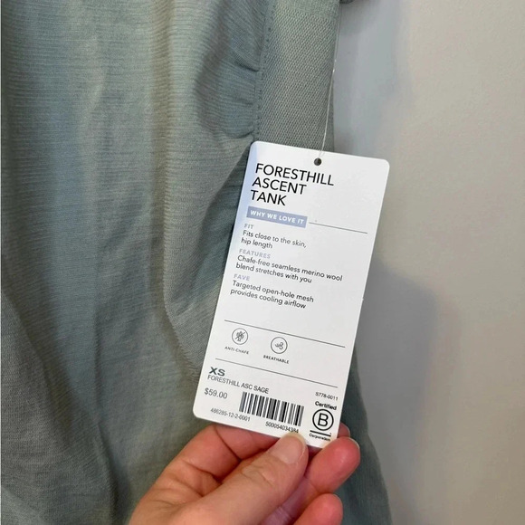 Athleta Foresthill Ascent Seamless Tank NWT - Picture 5 of 6